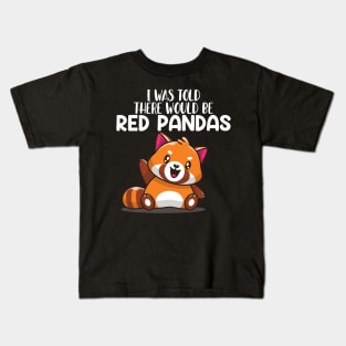 red panda lover Kids T-Shirt